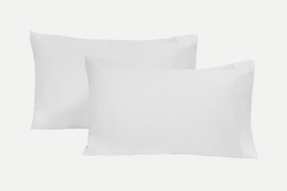 Fundas de almohada de satén orgánico