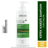 Vichy Dercos Anti-Dandruff Shampoo for Dry Hair - 390ml - Salicylic Acid, Hypoallergenic - Dandruff & Itchy Scalp Relief