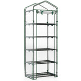 Mini Greenhouse Portable Plant Grow House with 5 Tier Shelves