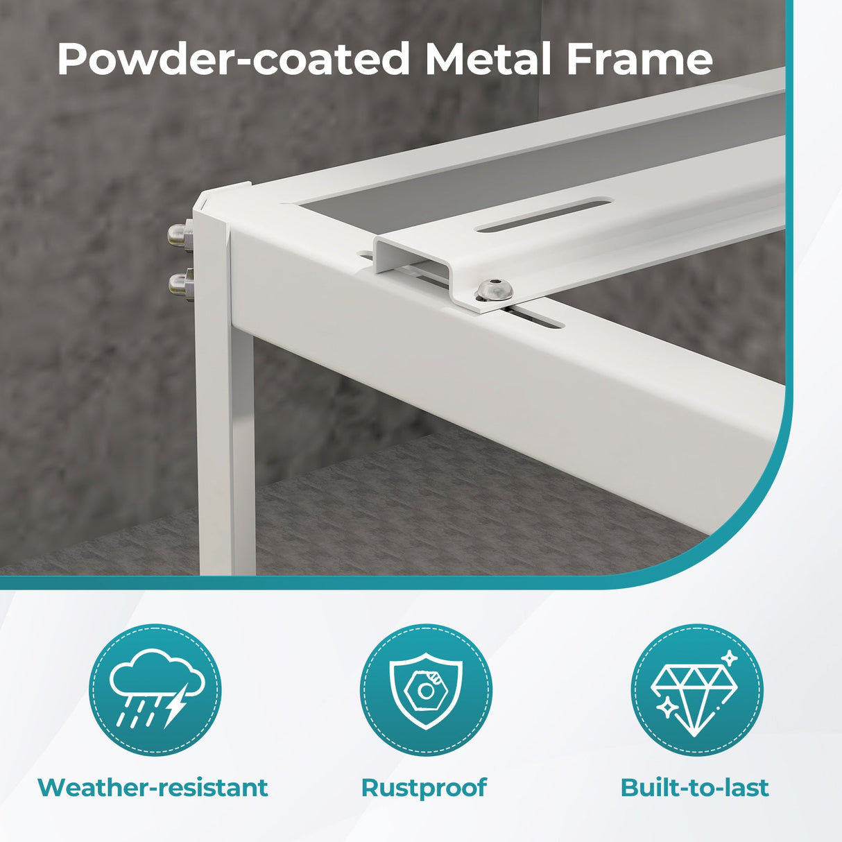 Soporte de suelo para mini split para aire acondicionado sin conductos de 9000-36000 BTU