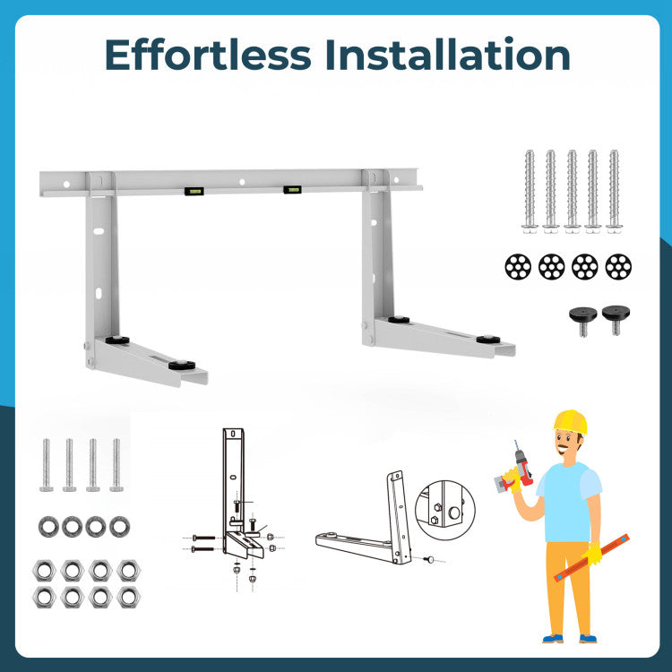 Soporte de pared universal para mini split (6,000–12,000 BTU)