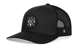 Minnesota Trucker Hat  |  Black MIN X Snapback