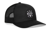 Minnesota Trucker Hat  |  Black MIN X Snapback