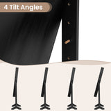 Mirror Jewelry Cabinet with 20 Warm Lights and 4 Tilt Angles