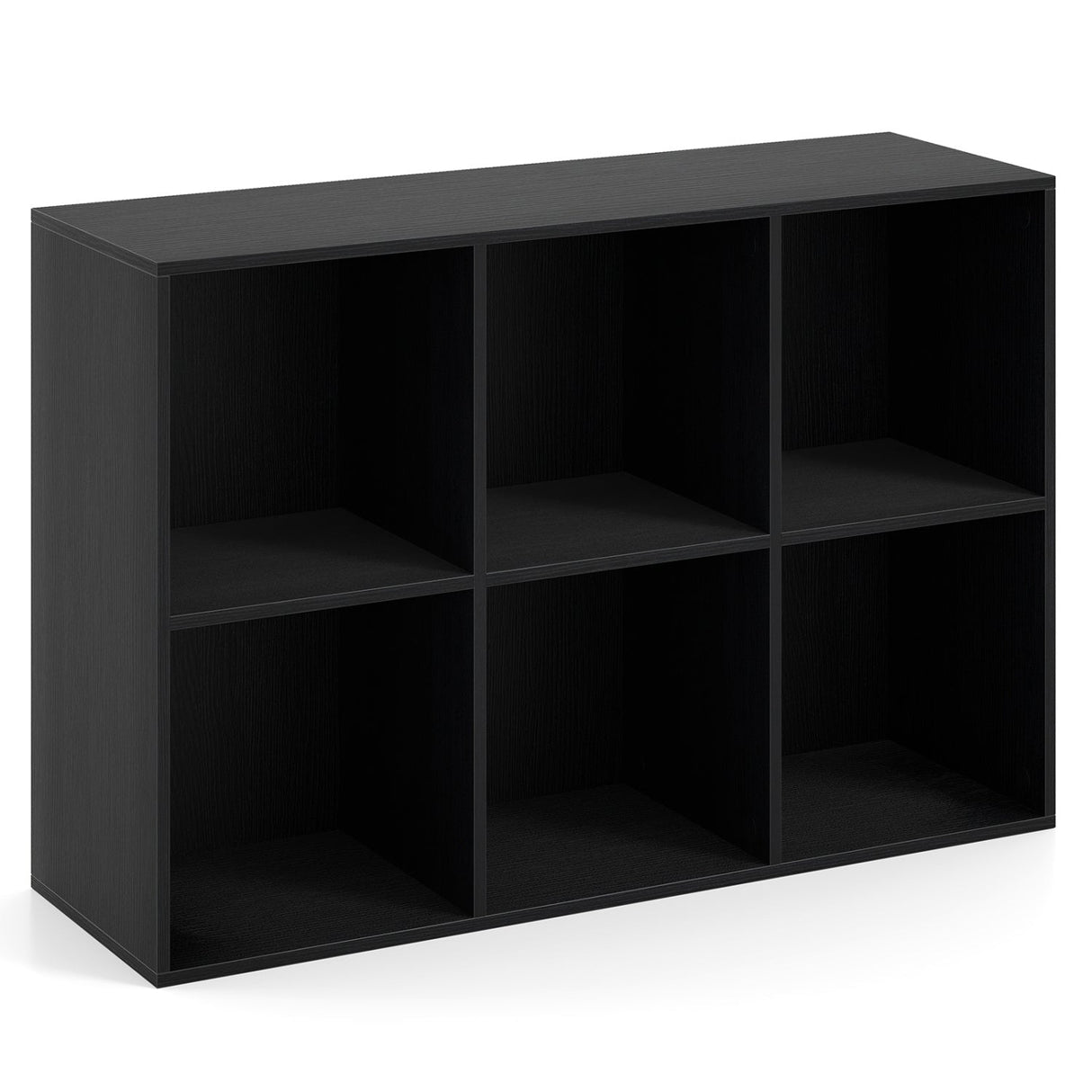 Modern 6-Cube Bookcase with Anti-tipping Kits for Bedroom Living Room-White