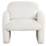 Modern Accent Chair with Waist Pillow and Armrests for Living Room Bedroom