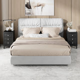 Mesita de Noche Moderna con 3 Cajones para Dormitorio o Sala de Estar