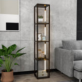 64 Inches Floor Lamp with 3-Level Dimmable LED Bulbs and Rotatable LED Poles-Walnut