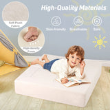 Sofá modular infantil, sofá cama, sillón de espuma convertible para niños - Beige