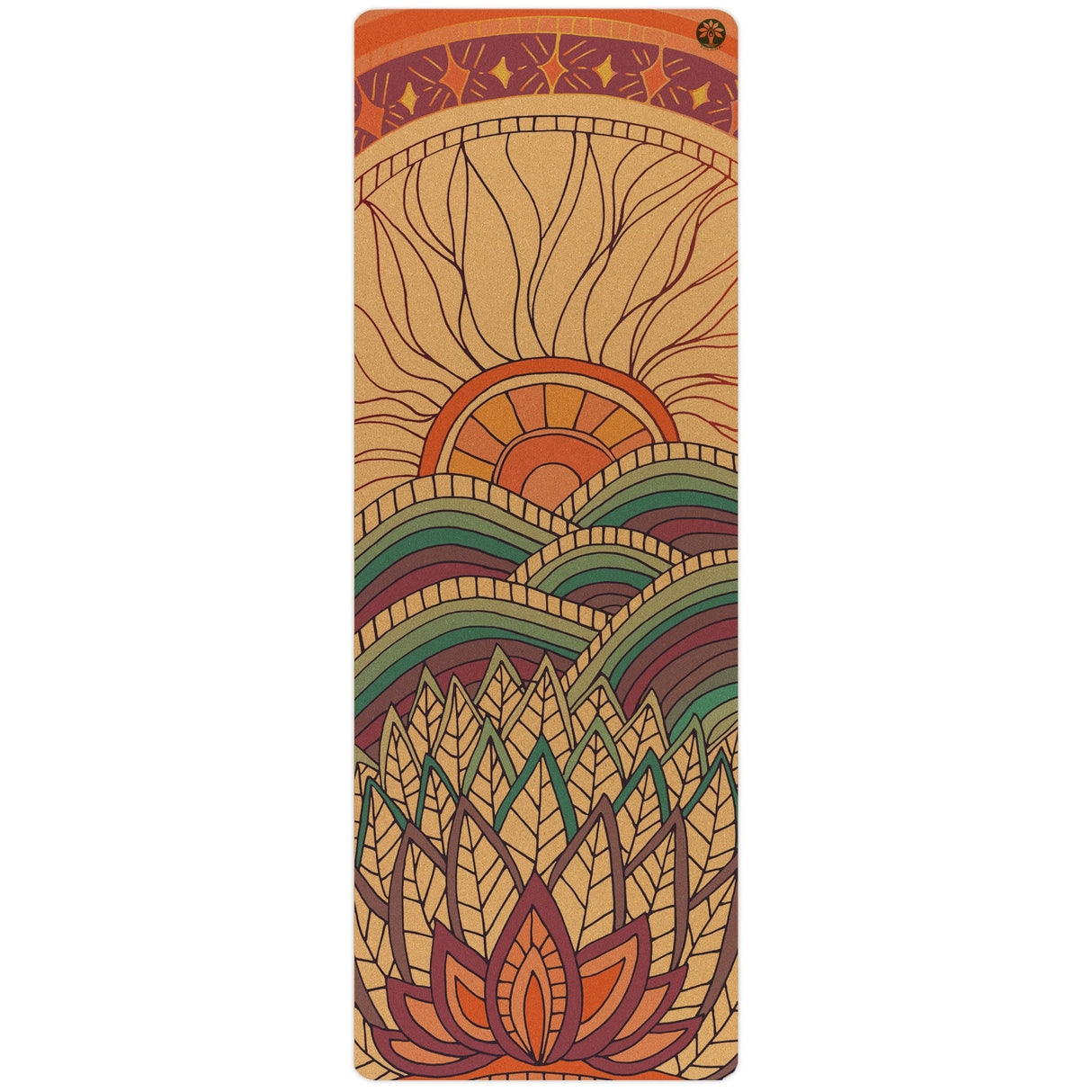 Esterilla de yoga de corcho Mountain Magic Unity Pro