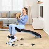 Banco de gimnasio plegable multifunción para entrenamiento de fuerza de cuerpo completo