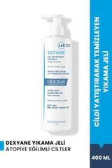 Ducray Dexyane Cleansing Gel: Soothe Irritation & Repair Dry, Atopic Skin (400ml) - Gentle, Hypoallergenic, Fragrance-Free Eczema Relief