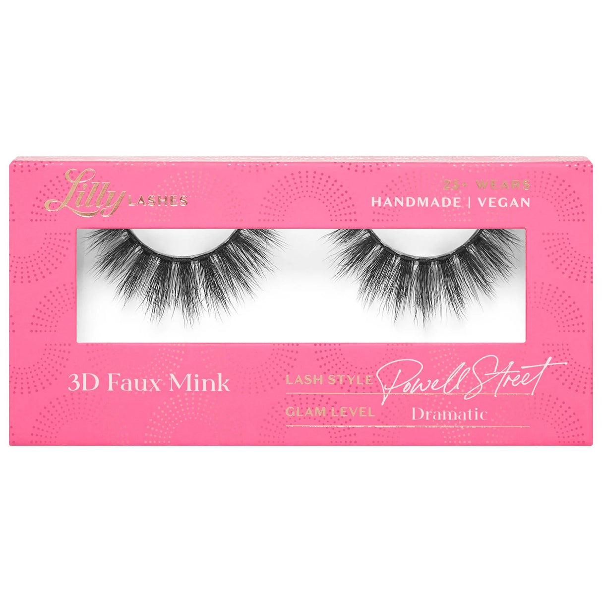 Lilly Lashes Faux 3D Lashes - Reusable, Waterproof, Cruelty-Free False Eyelashes for Dramatic Eye Enhancement