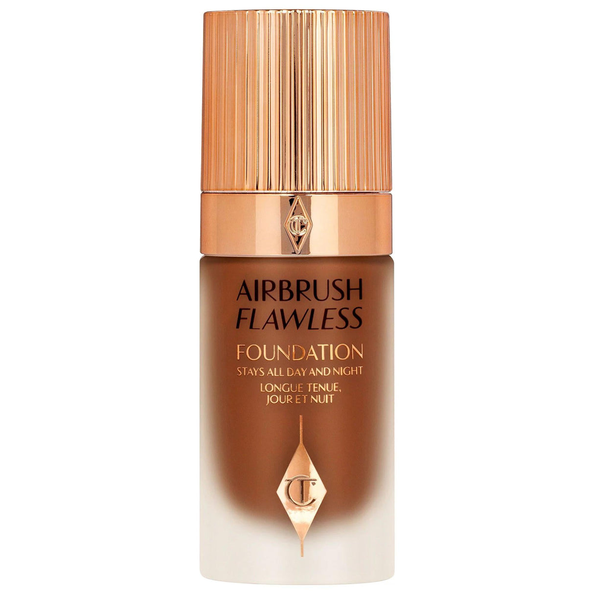 Charlotte Tilbury Airbrush Flawless Foundation: Full Coverage, Long-Lasting Matte Liquid Foundation for Wrinkle Reduction & Hydration