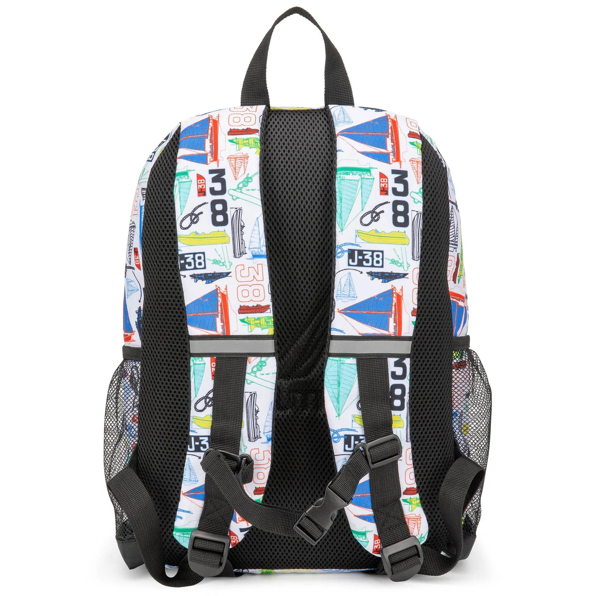 Mochila escolar para niños | Barcos de vela | 40,6 cm de alto