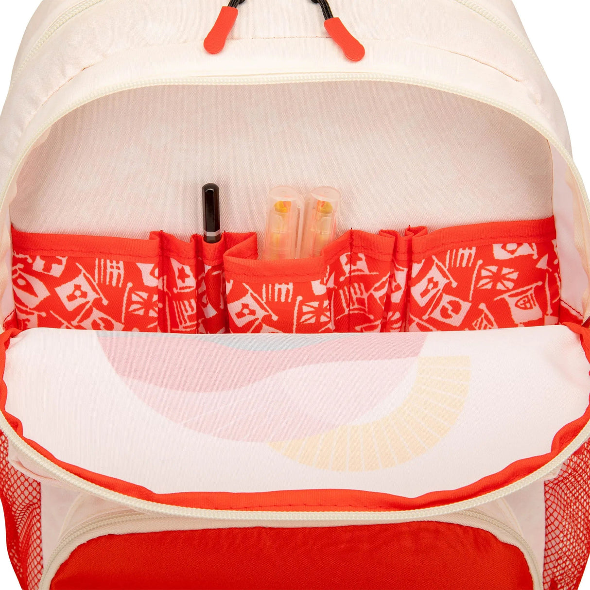 Mochila escolar infantil | Día soleado | 40.6 cm de alto