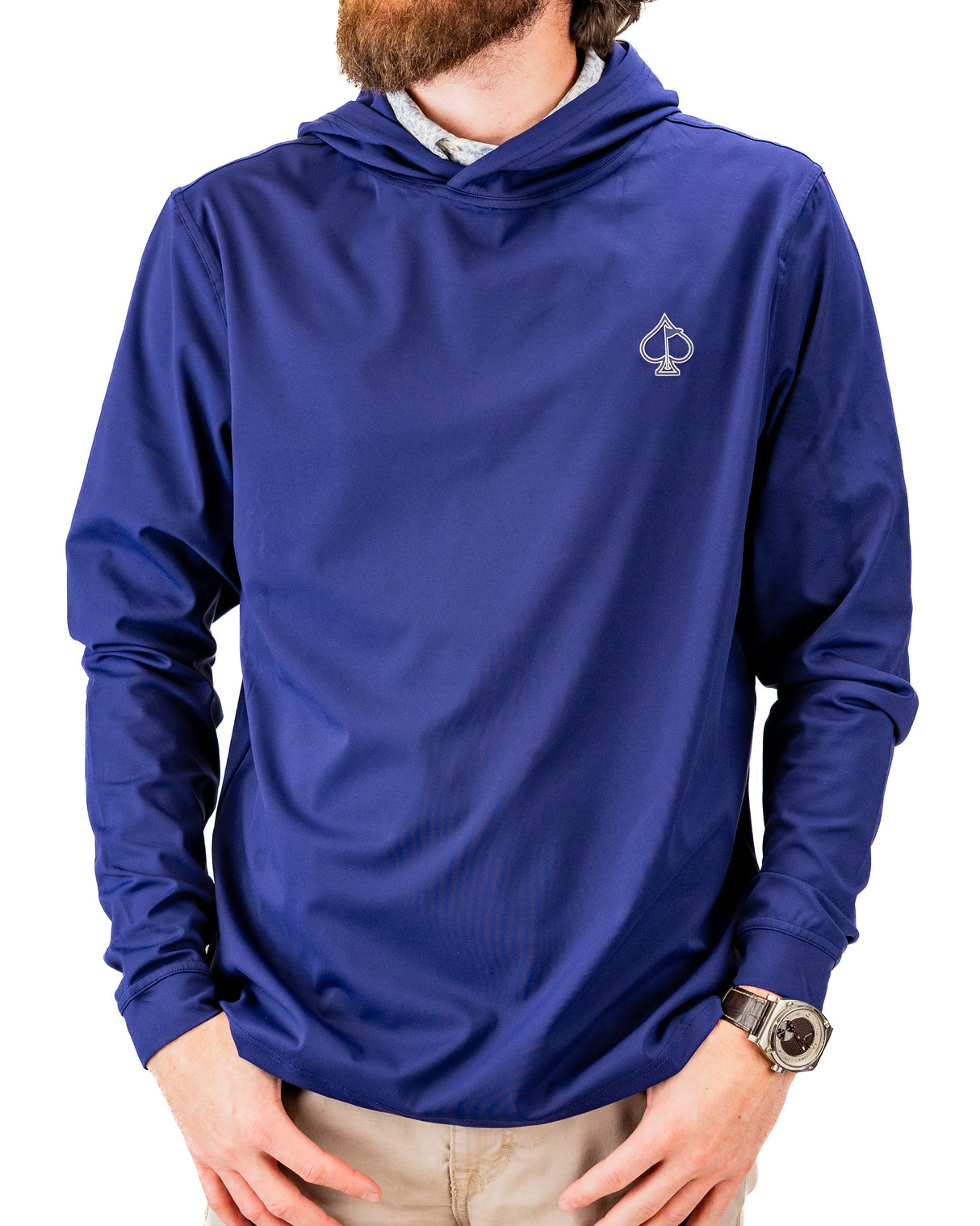 Sudadera con capucha de golf Performance - Azul marino