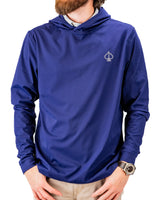 Sudadera con capucha de golf Performance - Azul marino