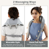 Neck Shoulder Massager 4D Deep Tissue Kneading Shiatsu Massage Machine