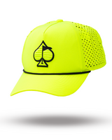 Gorra de soga perforada - Amarillo fosforescente