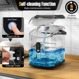 Nugget Countertop Ice Maker with Soft Chewable Pellet Ice-Silver