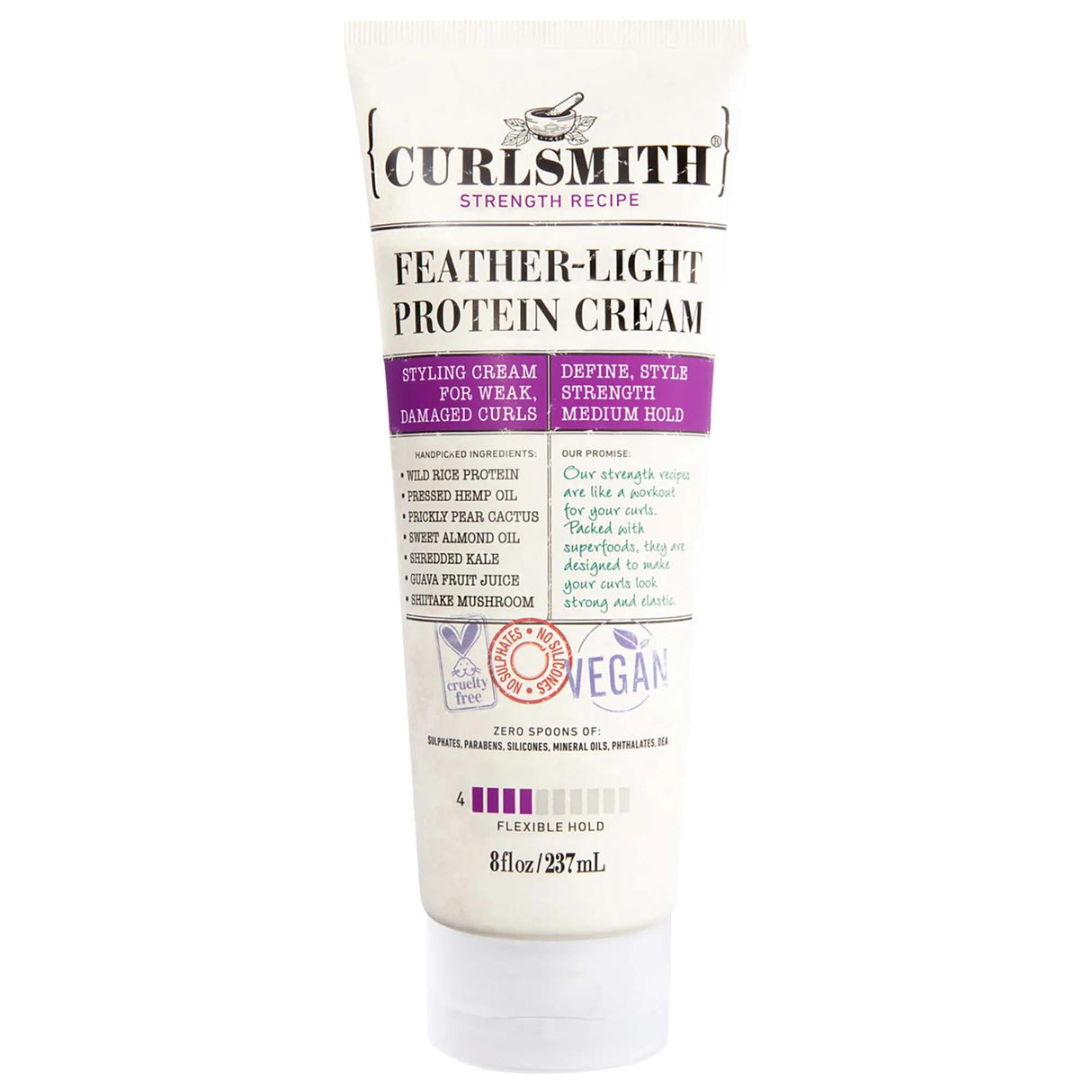 Feather-Light Protein Hair Cream: Define Curls, Control Frizz & Boost Shine - Vegan & Cruelty-Free Moisturizing Curl Defining Cream