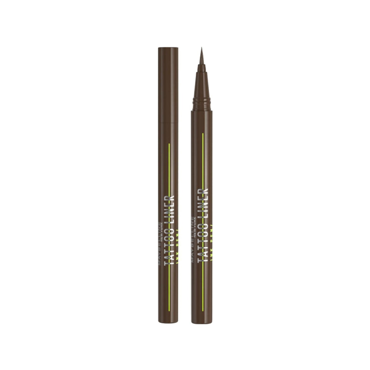 Maybelline Tattoo Liner Ink Pen Liquid Eyeliner Brown 882 - Precision Liquid Eyeliner for Natural Everyday Makeup