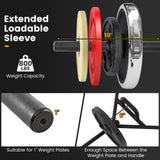 Olympic Hex Trap Bar with 2 Spring Collars and Foldable Handle