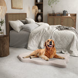 Cama ortopédica para perros con soporte de espuma viscoelástica para perros grandes