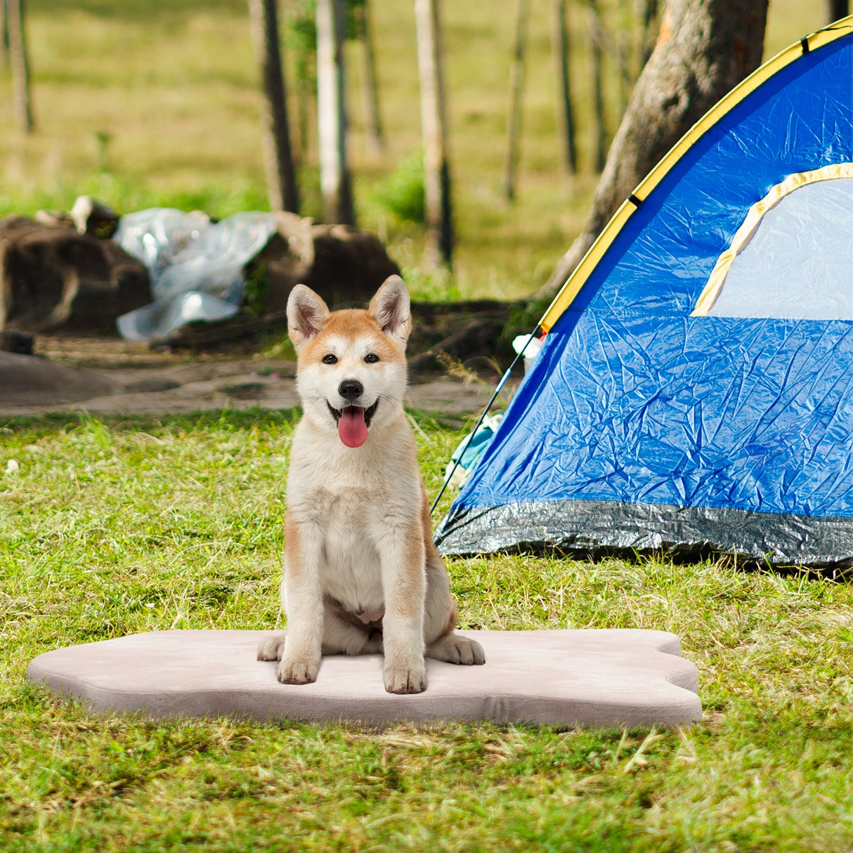 Cama ortopédica para perros con soporte de espuma viscoelástica para perros grandes