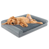 Cama ortopédica de espuma para perros, sofá cama grande con funda extraíble