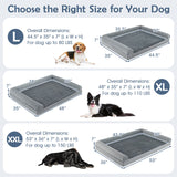 Cama ortopédica de espuma para perros, sofá cama grande con funda extraíble