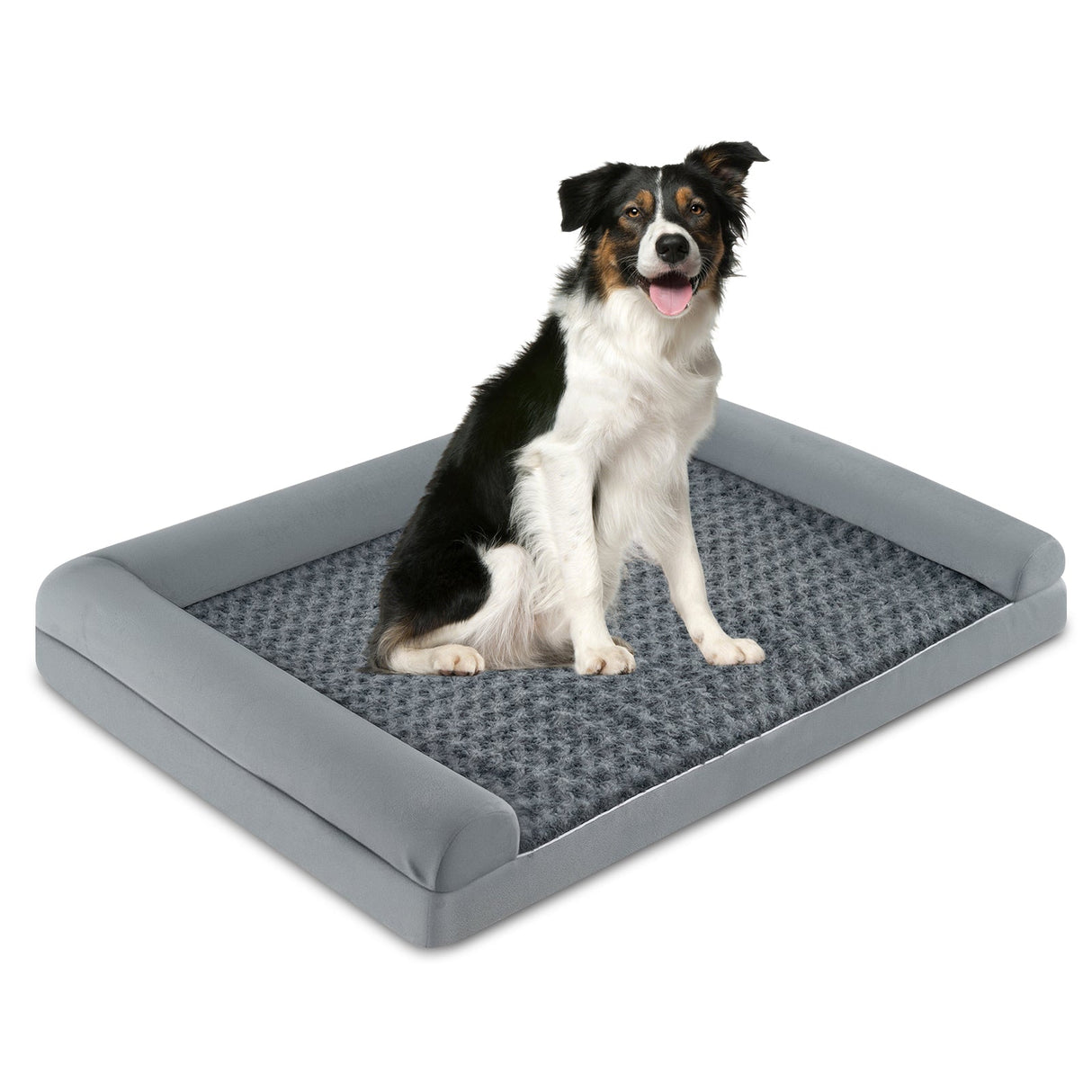Cama ortopédica de espuma para perros, sofá cama grande con funda extraíble