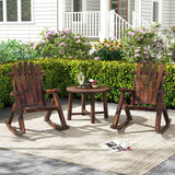 Mecedora de madera individual para porche, mecedora de patio