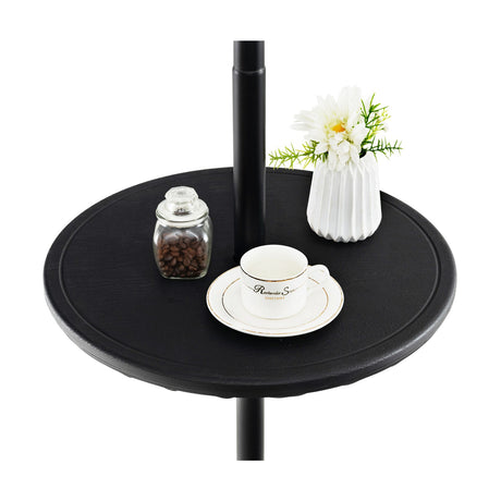 Mesa de sombrilla ajustable para exteriores de 20 pulgadas con orificio para sombrilla de 1.5 pulgadas