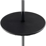Mesa de sombrilla ajustable para exteriores de 20 pulgadas con orificio para sombrilla de 1.5 pulgadas