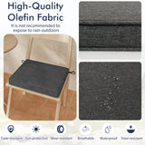 Cojines para Silla de Exterior, Juego de 2, Impermeables, Resistentes a la Decoloración, de Olefina