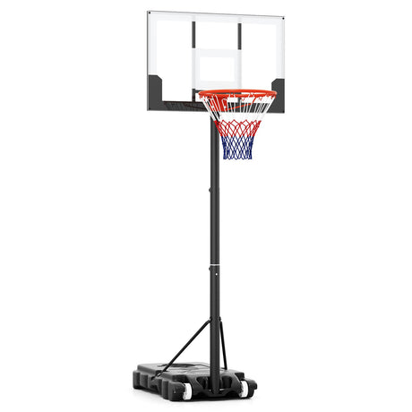 Sistema de aro de baloncesto portátil y ajustable para niños al aire libre de 3.3-7 pies