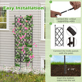 3-Pack Outdoor Plant Support Frame for Raised Garden Bed