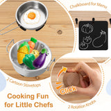 Cocina de juguete para exterior con arenero desmontable y fregadero extraíble - Natural