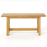 Banco de teca para exterior, ideal para porches, patios y piscinas
