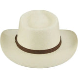 Scala Albuquerque - Sombrero Fedora de Paja de Panamá Genuina