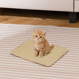 Juego de 12 alfombrillas rascadoras para gatos de 40 x 30 cm, almohadillas de sisal natural