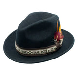 Peter Grimm Beau - Sombrero Fedora de Fieltro de Lana