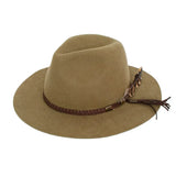 Peter Grimm Montana - Sombrero Fedora de Fieltro de Lana