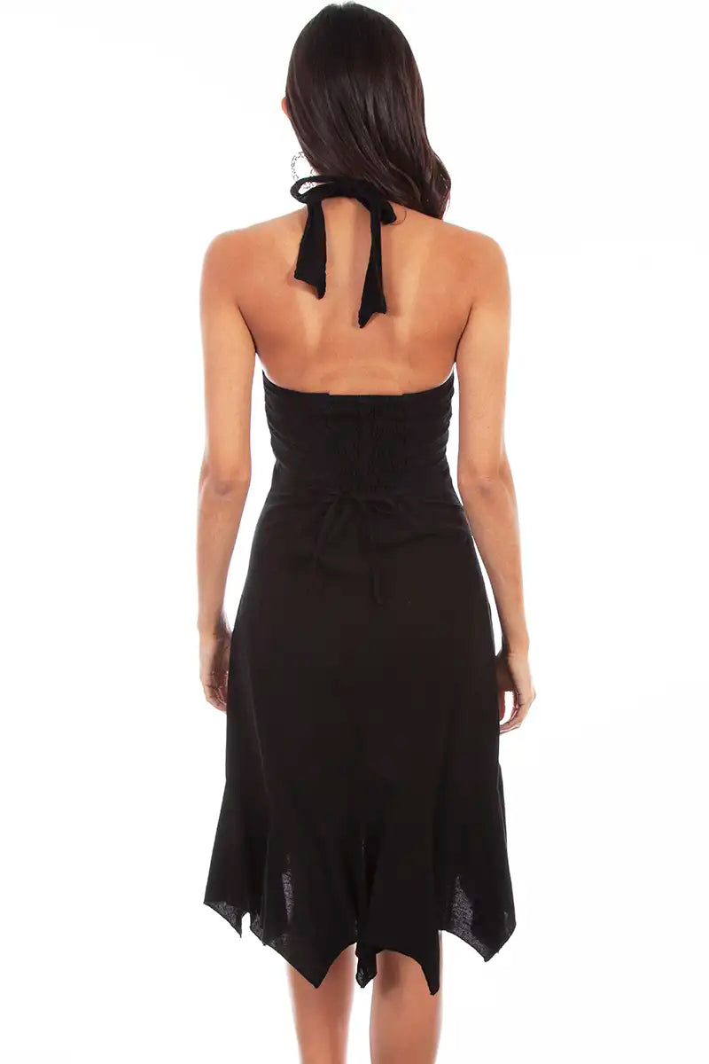 Scully Cantina Halter Top Dress (PSL-054) - Women's Sundress