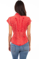 Scully Cantina Short Sleeve Blouse (PSL-066) - Women's Shirt