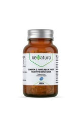 VeNatura Omega 3 1600mg Fish Oil Supplement: High EPA & DHA for Heart & Brain Health, Softgels