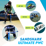 Ancla PWC 2.0 de SandShark + 1 eje inferior de repuesto incluido: el ancla definitiva para motos acuáticas y embarcaciones personales