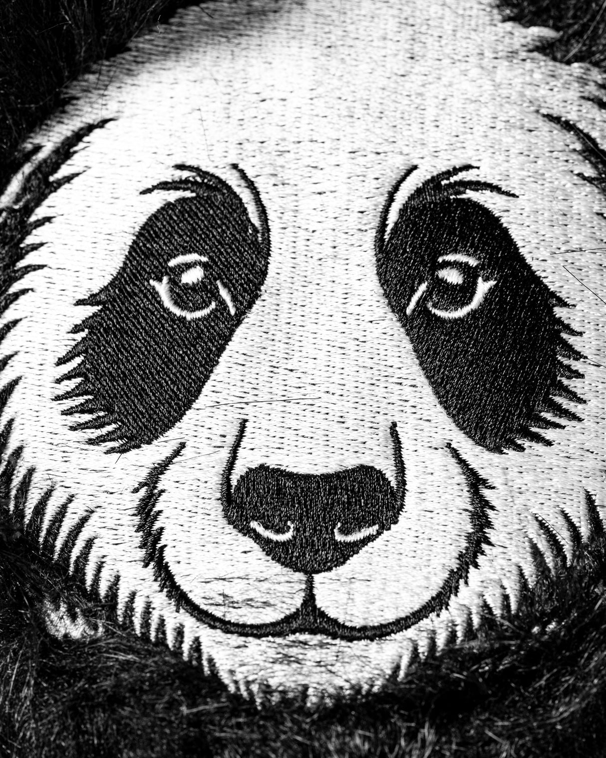 Panda - Cubre palo de madera